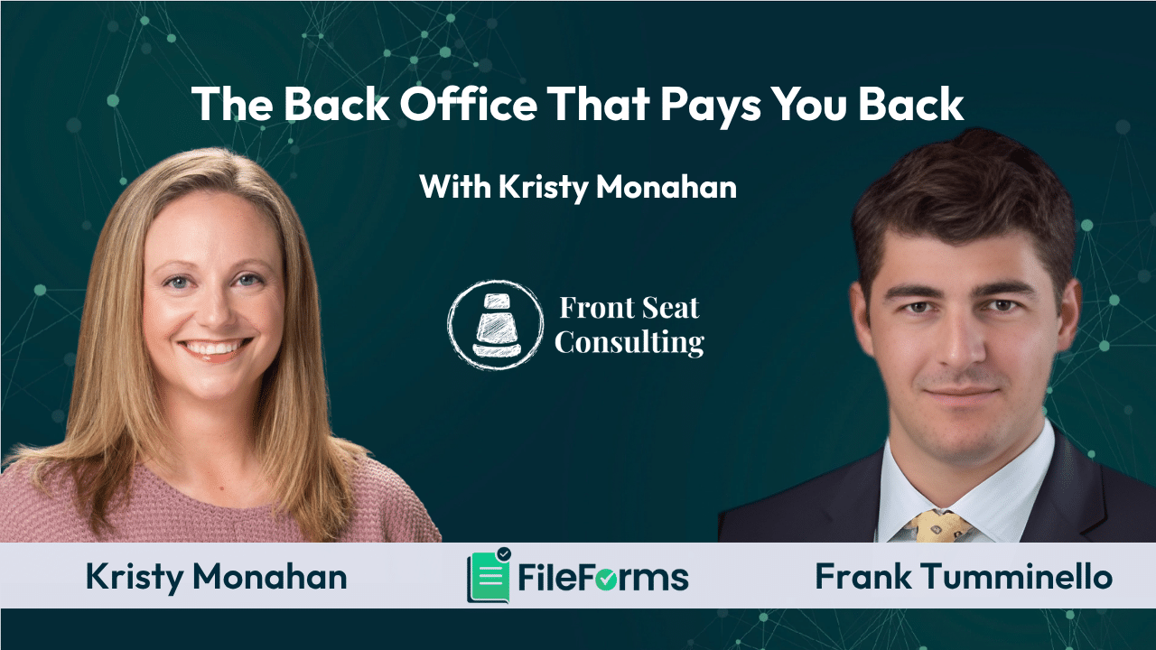 The Back Office That Pays You Back with Kristy Monahan, Front Seat Consulting