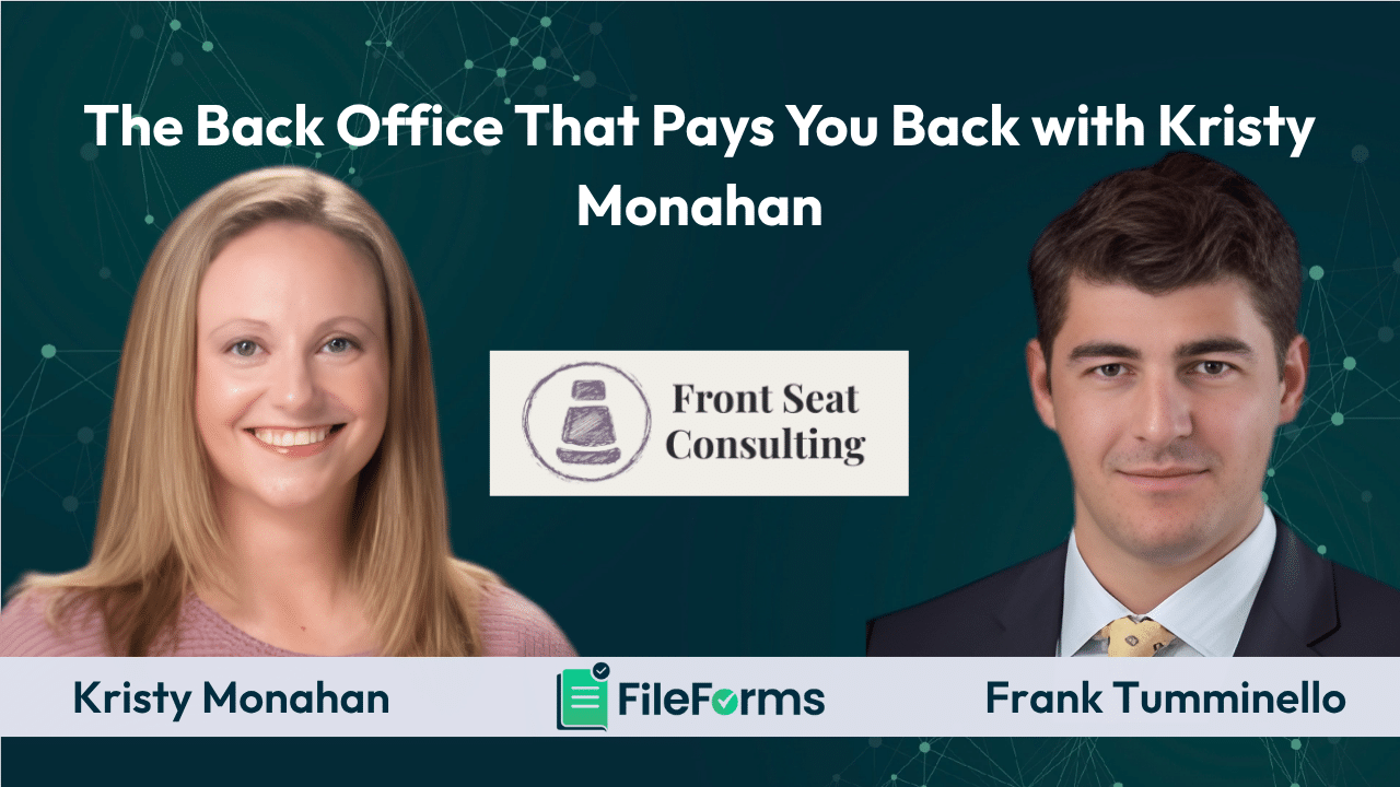 The Back Office That Pays You Back with Kristy Monahan, Front Seat Consulting